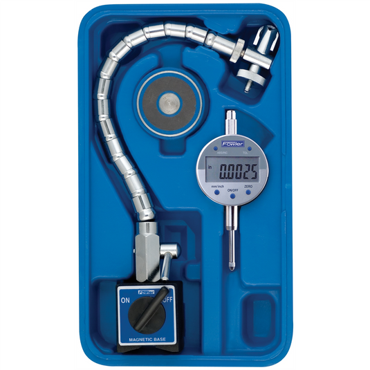 Fowler CHROME FLEX MAG SET WITH INDI-XBLUE ELECTRONIC INDICATOR