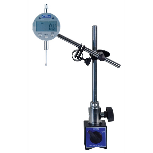 Fowler Articulating Mag Base/Indi-X Blue Indicator