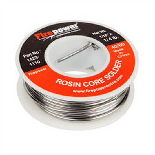 Firepower SOLDER; ROSIN FLUX CORE; 40/60 1/16