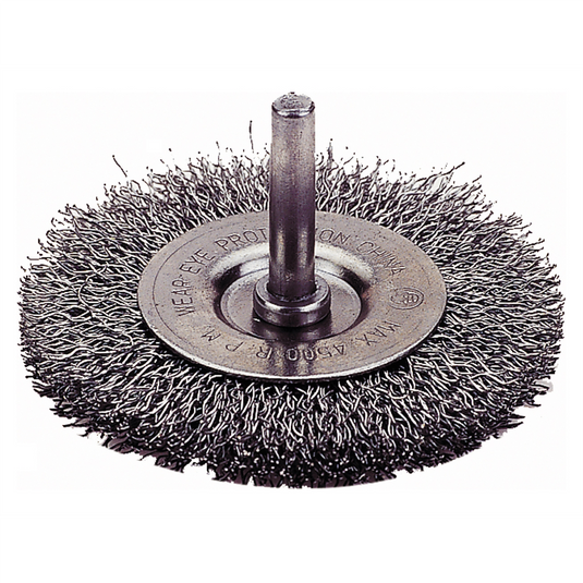 CRIMPED WIRE WHEEL BRUSH; 3