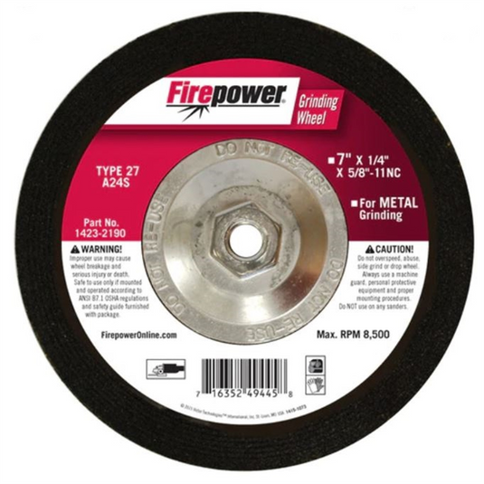Firepower GRINDING WHEEL; T-27; 7