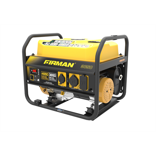 Firman Open Frame 4650/3650W Recoil Start Gasoline Powered Portable Generator