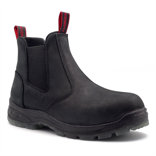 Avenger BLACK WIDOW CT - Men's Boots - Composite Toe - CT|EH|SR|PR - Black/Black - Size: 9 - D - (Regular)