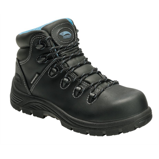 Avenger Framer Series - Women's High Top Work Boots - Composite Toe - IC|EH|SR|PR - Black/Black - Size: 11W