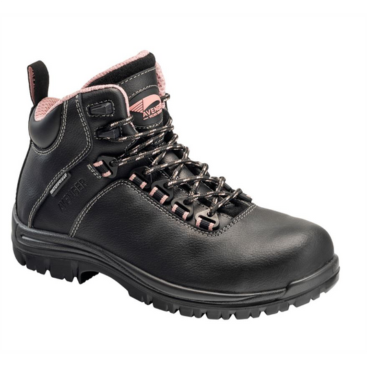 Avenger Breaker Series - Women's High-Top Boots - Composite Toe - IC|EH|SR|PR - Black/Black - Size: 8M