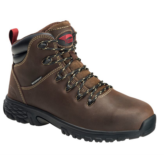 Avenger Work Boots Flight Series - Men's Boots - Aluminum Toe - IC|EH|SR - Brown/Black -Size: 11.5W