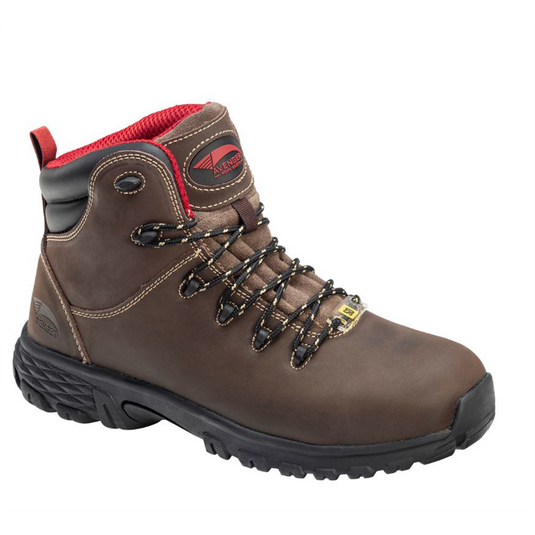 Avenger Work Boots Flight Series - Men's Boots - Aluminum Toe - IC|SD|SR - Brown/Black - Size: 7.5W