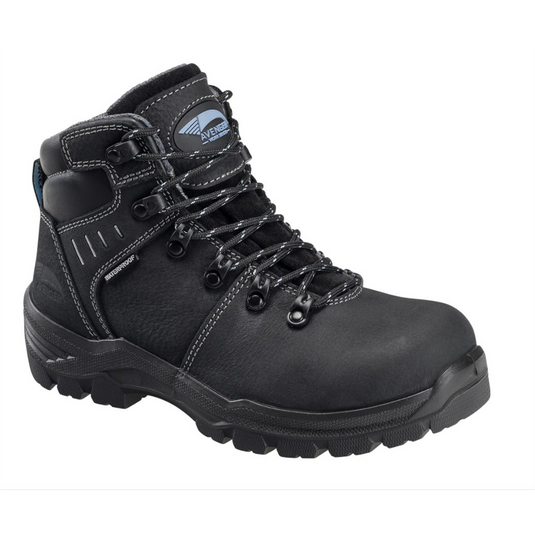 Avenger Work Boots Avenger Work Boots - Foundation Series - Women's Boots - Carbon Nano-Fiber Toe - IC|EH|SR|PR - Black/Black - Size: 5.5W