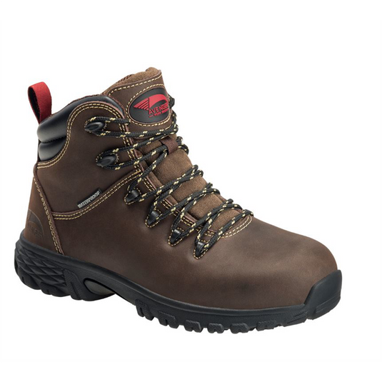 Avenger Work Boots Flight Series - Women's Boots - Aluminum Toe - IC|EH|SR - Brown/Black -Size: 7M