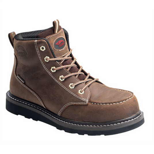 Avenger Wedge Series - Men's Boots - Carbon Nano-Fiber Toe - IC|EH|SR - Brown/Black - Size: 13W