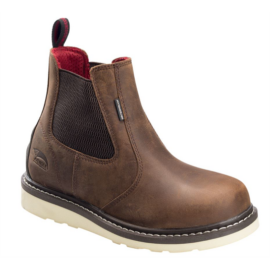 Avenger Wedge Romeo Series - Men's Boots - Soft Toe - EH|SR|PR - Brown/Black -Size: 7.5W