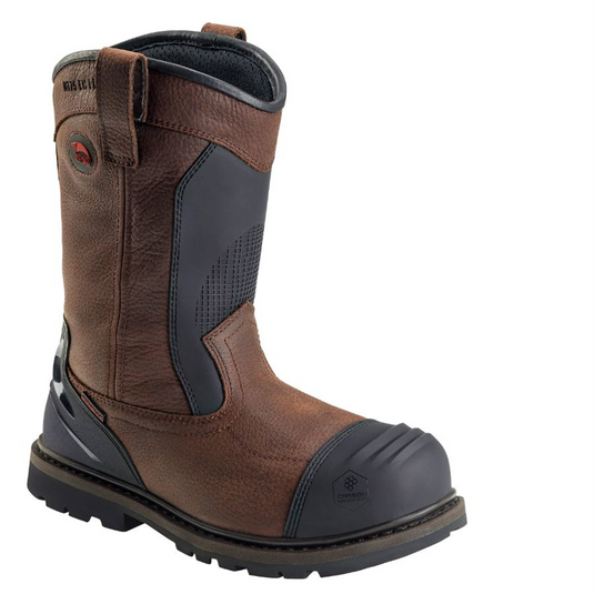 Avenger Hammer Wellington Series - Men's Boots - Carbon Nano-Fiber Toe - IC|EH|SR|PR|MT - Brown/Black - Size: 12M