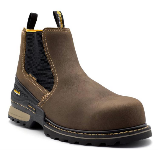 Avenger A-MAX DOZER Chelsea Series - Men's High Top Boots - Composite - CT|EH|SR|WP  - Brown - Size: 10M