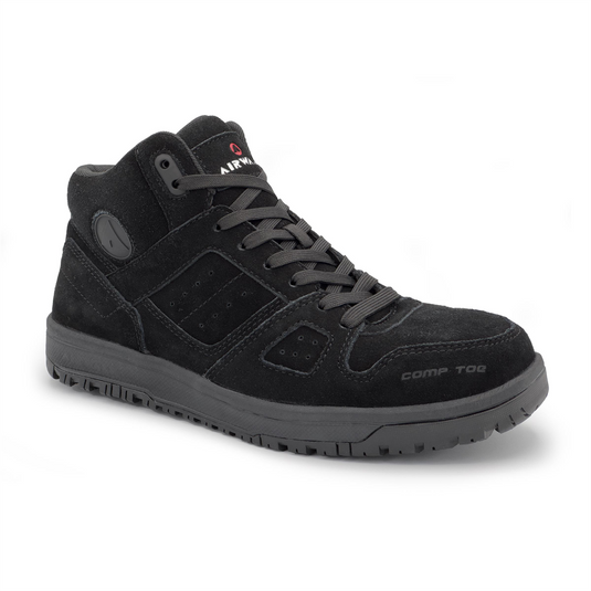 Airwalk AIRWALK - MONGO MID Series - Men's Mid Top Shoe - CT|EH|SR - Black/Black - Size: 9M