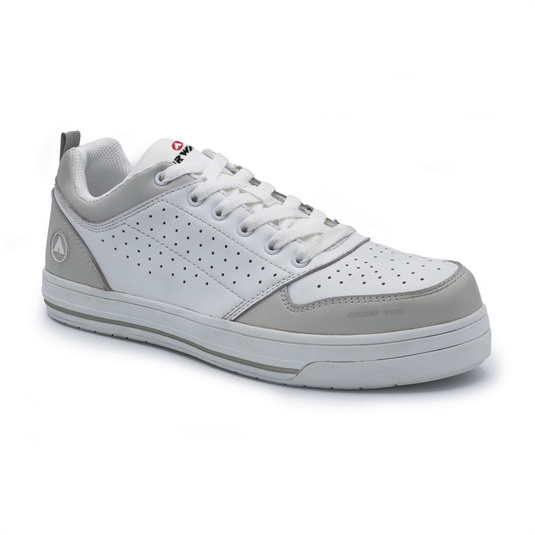 Airwalk AIRWALK - ARENA Series - Men's Low Top Shoe - CT|EH|SR - White/Gray - Size: 8M