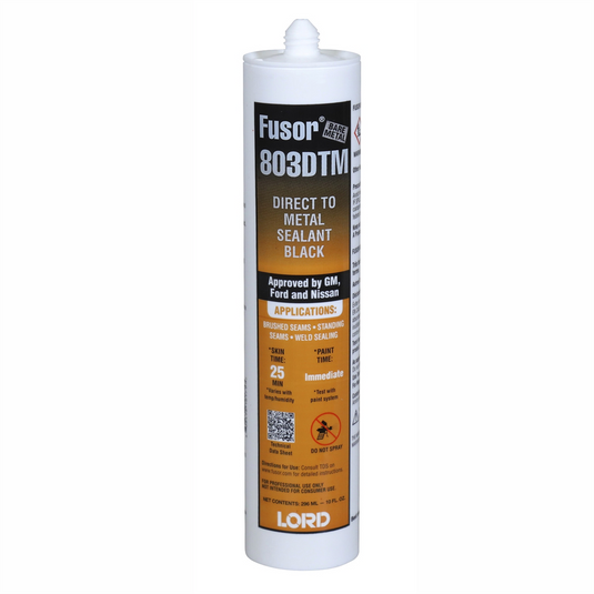 Norton Company Fusor 803DTM Direct to Metal Sealant Black 12/Case