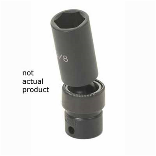 Grey Pneumatic SOC 21MM 3/8D IMP UNIV 6PT DP