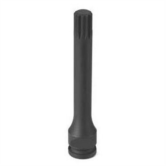 Grey Pneumatic 3/8"" Drive x M14 Tamper Proof Triple Sq. 4"" Length