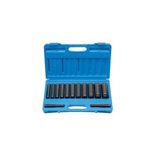 Grey Pneumatic 1/2""DR 13PC EXT DP SAE