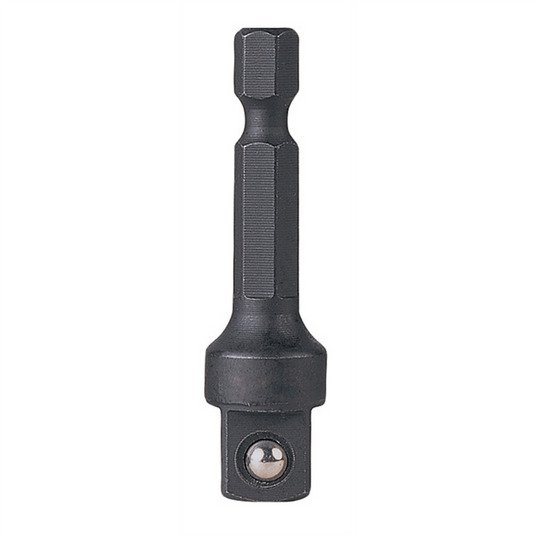 Grey Pneumatic SOC 3/8 1/4D ADPT IMP HEX MALE BLK