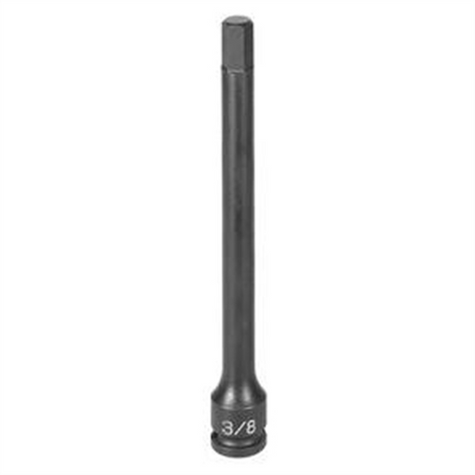 Grey Pneumatic 3/8"" Drive x 3/16"" Hex Driver 6"" Length