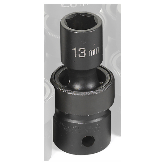 Grey Pneumatic SOC 13MM 1/2D IMP UNIV 6PT