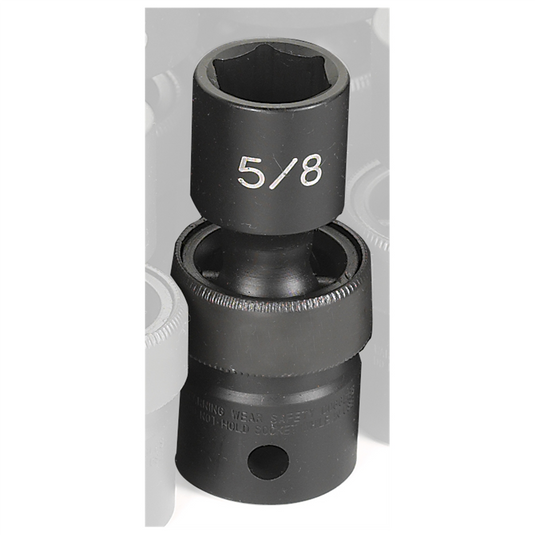 Grey Pneumatic SOC 5/8 1/2D IMP UNIV 6PT
