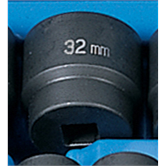 Grey Pneumatic SOC 32MM 1/2D IMP 6PT