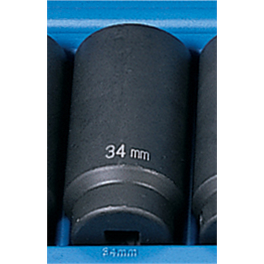 Grey Pneumatic SOC 34MM 1/2D IMP 6PT DP