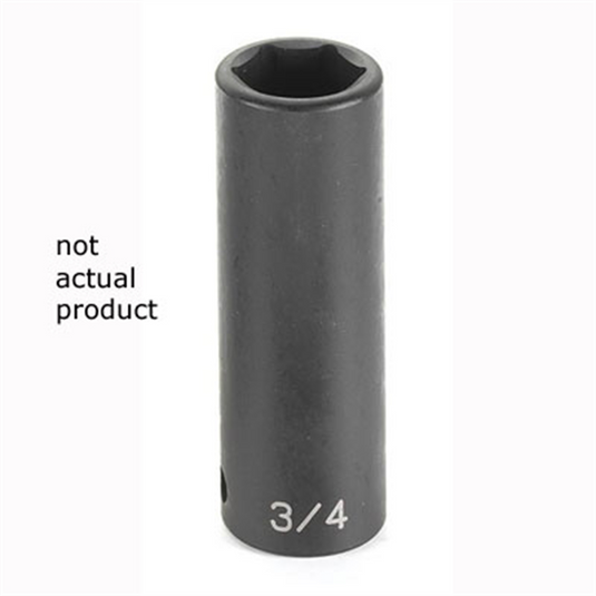 Grey Pneumatic SOC 2-3/16 1/2D IMP 6PT DP BLK