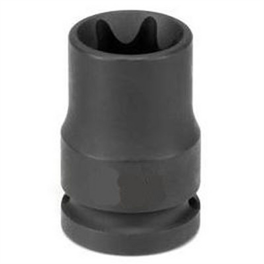 Grey Pneumatic 1/2"" Drive x E12 External Torx Impact Socket