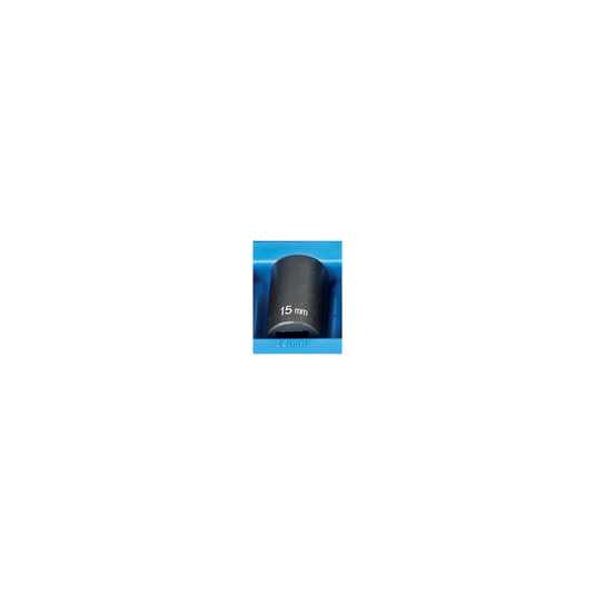 Grey Pneumatic SOC 15MM 1/2D IMP 12PT SHORT