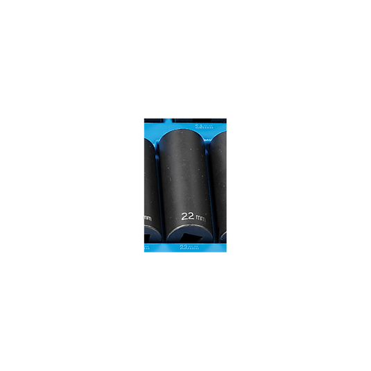Grey Pneumatic SOC 22MM 1/2D IMP 12PT DP