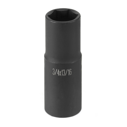 Grey Pneumatic SOC 3/4 X 13/16 1/2D IMP UNIV HEX XTW BLK