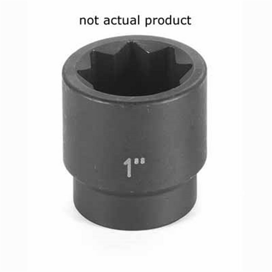 Grey Pneumatic SOC 9/16 1/2D IMP 8PT BLK