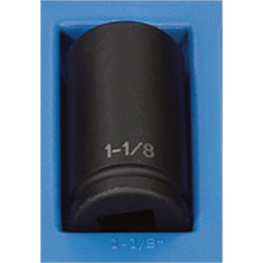Grey Pneumatic SOC 1-1/8 3/4D IMP 6PT DP