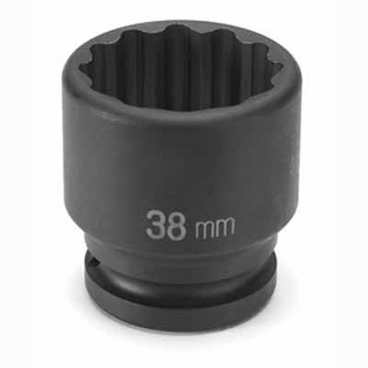 Grey Pneumatic SOC 36MM 3/4D IMP 12PT BLK