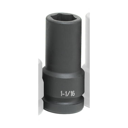 Grey Pneumatic SOC 1-1/16 1""D IMP 6PT XDP MALE TW