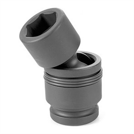 Grey Pneumatic SOC 34MM 1""D IMP UNIV 6PT BLK