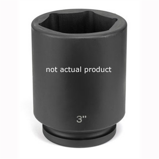 Grey Pneumatic SOC 3-1/2 1""D IMP 6PT DP BLK