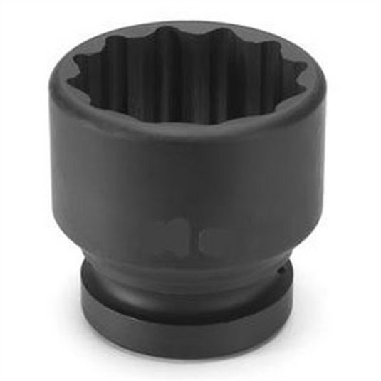Grey Pneumatic SOC 2-9/16 1""D IMP 12PT BLK