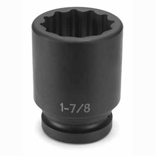 Grey Pneumatic SOC 2-5/8 1""D IMP 12PT DP BLK
