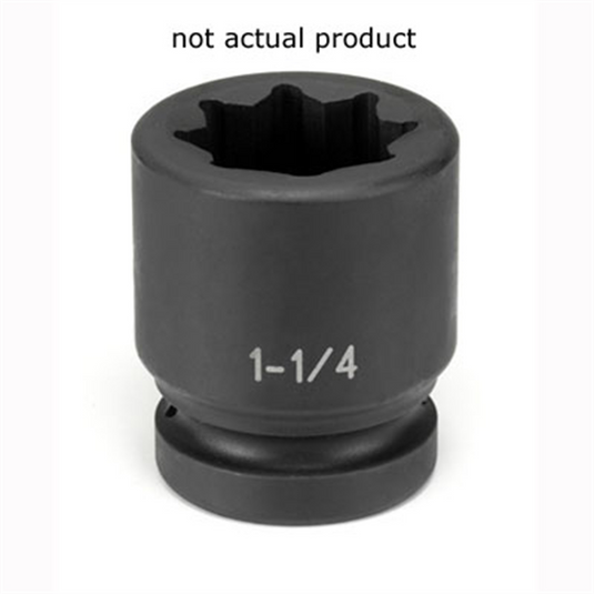Grey Pneumatic SOC 13/16 1""D IMP 8PT BLK