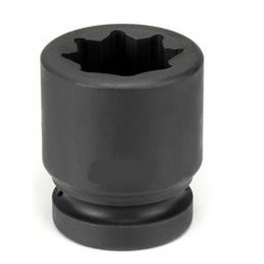Grey Pneumatic SOC 2-1/16 1""D IMP 8PT BLK