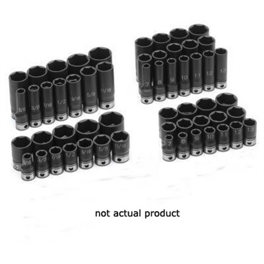 Grey Pneumatic 3/8"" Drive x 8mm Standard Duo-Socket - 6 Point