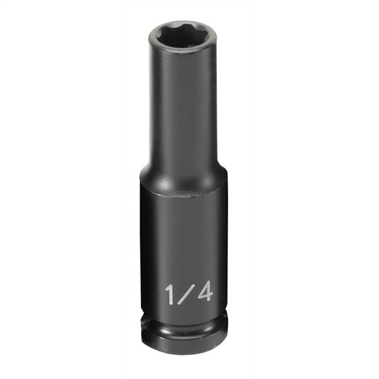 Grey Pneumatic SOC 1/4 1/4D IMP 6PT DP