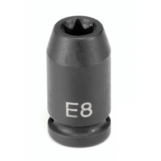 Grey Pneumatic 1/4"" Drive x E8 External Torx Impact Socket
