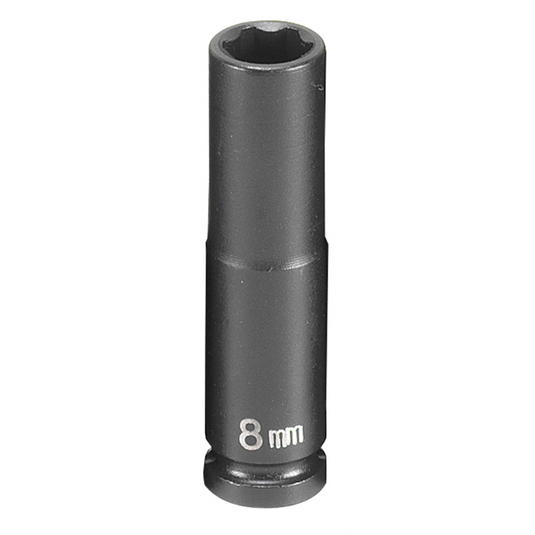 Grey Pneumatic SOC 8MM 1/4D IMP 6PT DP