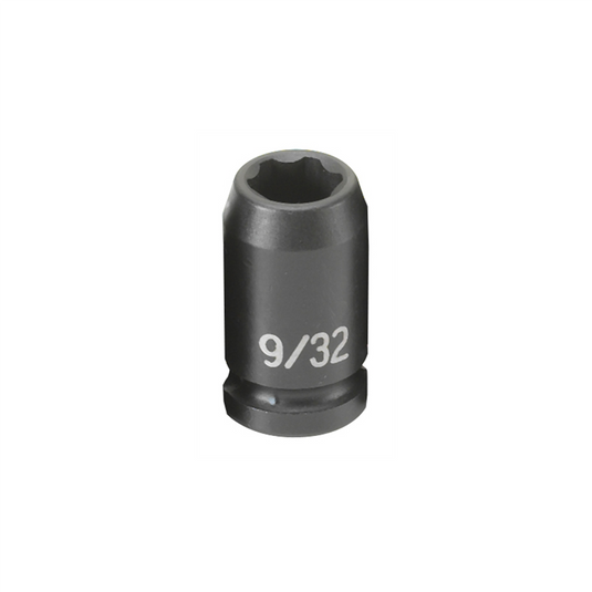 Grey Pneumatic SOC 9/32 1/4D IMP 6PT