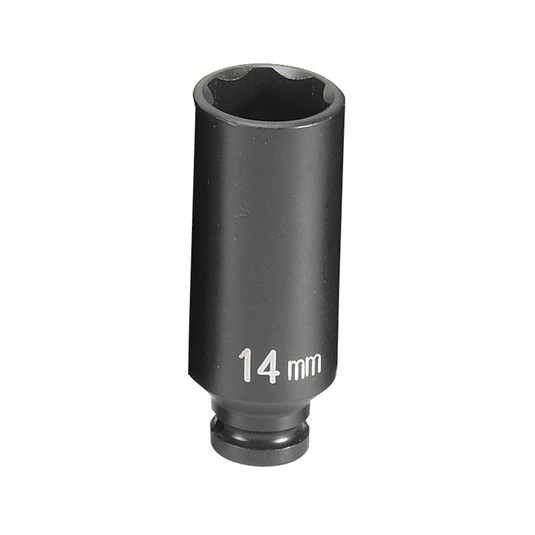 Grey Pneumatic SOC 14MM 1/4D IMP 6PT DP